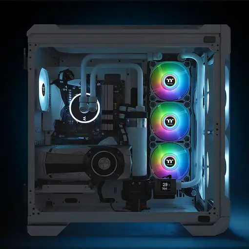 Thermaltake Pure Duo 14 Universal Ventilador 14 cm Blanco 2 pieza(s)