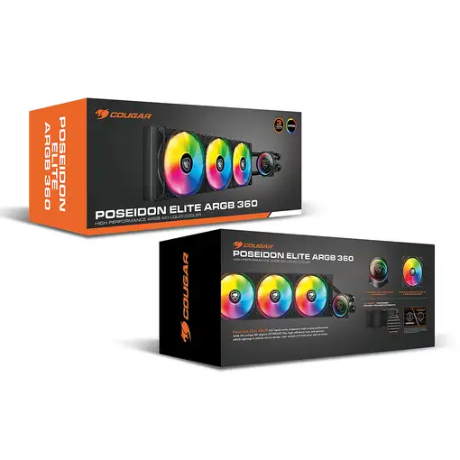 COUGAR Gaming CGR-PSDELRGB-B-360 Procesador Sistema de refrigeración líquida todo