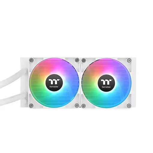 Thermaltake TH240 V2 ARGB Procesador Kit de refrigeración líquida 24 cm Blanco 1 p