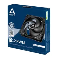 ARCTIC P12 PWM Carcasa del ordenador Ventilador 12 cm Negro