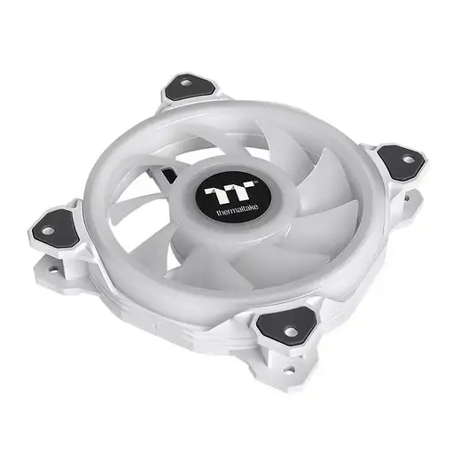 Thermaltake Riing Quad 12 RGB Carcasa del ordenador Ventilador 12 cm Blanco