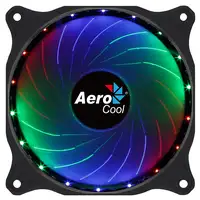 Aerocool COSMO12FRGB Ventilador PC 12cm LED RGB Conector Molex Silencioso Negro