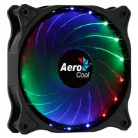 Aerocool COSMO12FRGB Ventilador PC 12cm LED RGB Conector Molex Silencioso Negro