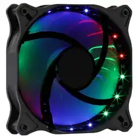 Aerocool COSMO12FRGB Ventilador PC 12cm LED RGB Conector Molex Silencioso Negro