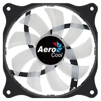 Aerocool COSMO12FRGB Ventilador PC 12cm LED RGB Conector Molex Silencioso Negro
