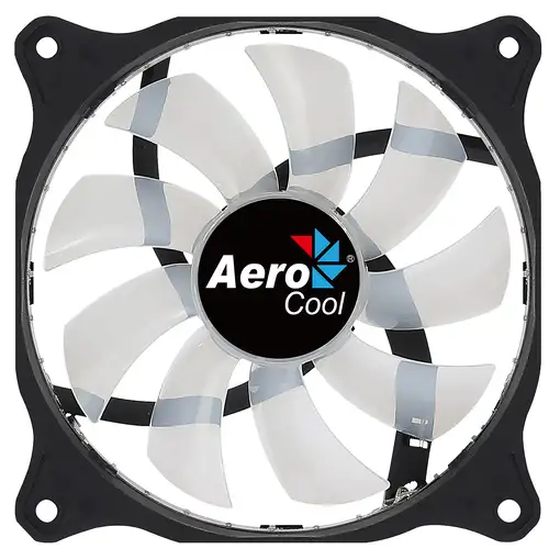 Aerocool COSMO12FRGB Ventilador PC 12cm LED RGB Conector Molex Silencioso Negro