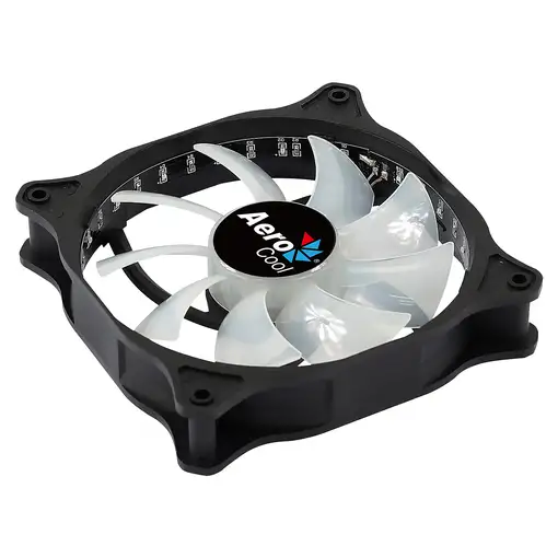 Aerocool COSMO12FRGB Ventilador PC 12cm LED RGB Conector Molex Silencioso Negro