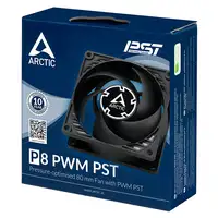 ARCTIC P8 PWM PST Carcasa del ordenador Ventilador 8 cm Negro