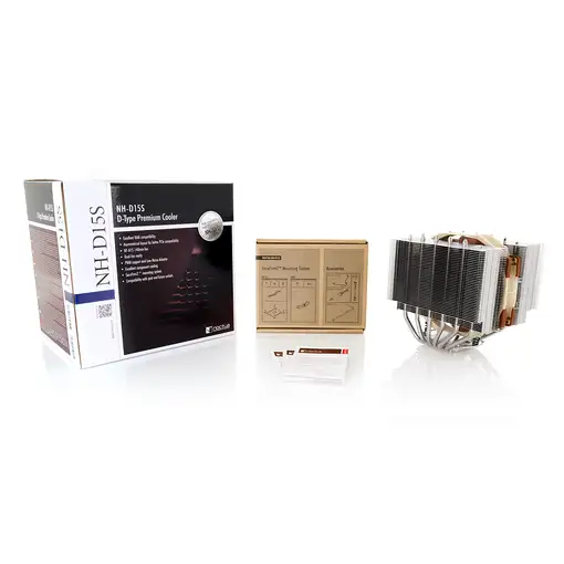 Noctua NH-D15S sistema de refrigeración para ordenador Procesador Enfriador 14 cm
