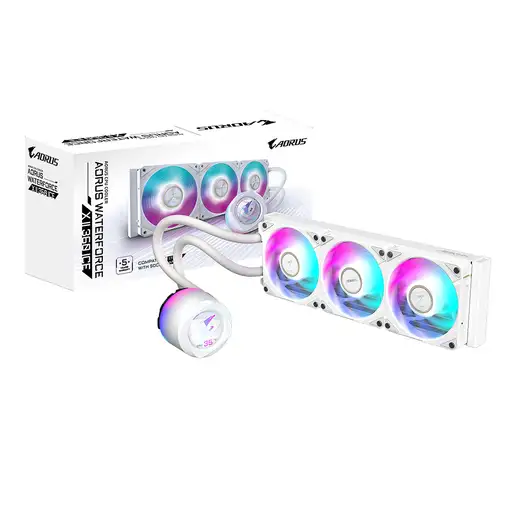 GIGABYTE AORUS WATERFORCE X II 360 ICE Refrigerador de CPU líquido AIO - 3x ventil