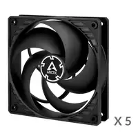 ARCTIC P12 Value Pack Carcasa del ordenador Ventilador 12 cm Negro