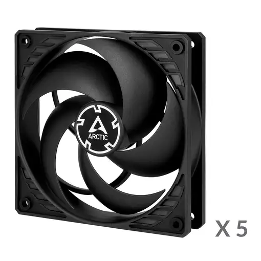 ARCTIC P12 Value Pack Carcasa del ordenador Ventilador 12 cm Negro