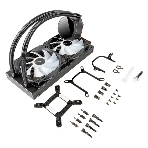 UNYKAch AquaStorm 240 Procesador Sistema de refrigeración líquida todo en uno 12 c