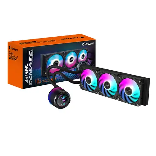 GIGABYTE AORUS WATERFORCE X II 360 Refrigerador de CPU líquido AIO - 3x ventilador