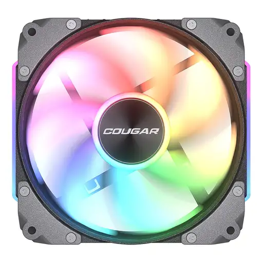 COUGAR Gaming CF-APR12HB3-RGB Carcasa del ordenador Ventilador 12 cm Negro 3 pieza