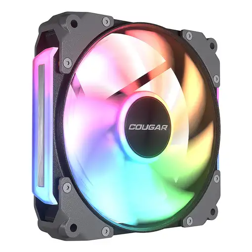 COUGAR Gaming CF-APR12HB3-RGB Carcasa del ordenador Ventilador 12 cm Negro 3 pieza