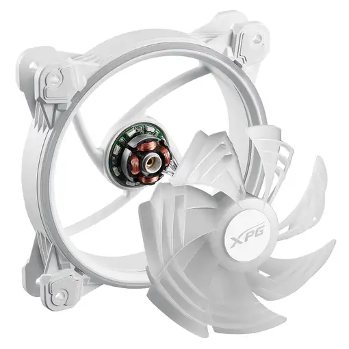 XPG HURRICANE 120 ARGB PWM Placa base Ventilador 12 cm Blanco 1 pieza(s)