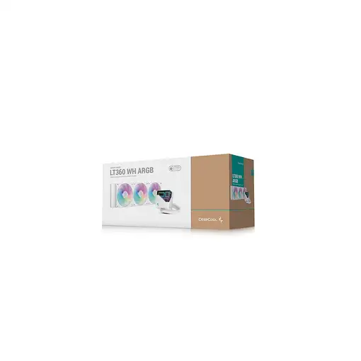 DeepCool LT360 Procesador Sistema de refrigeración líquida todo en uno 12 cm Blanc