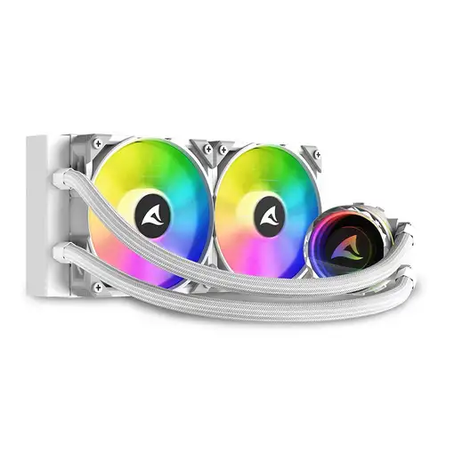 Sharkoon S80 RGB Carcasa del ordenador, Procesador Sistema de refrigeración líquid
