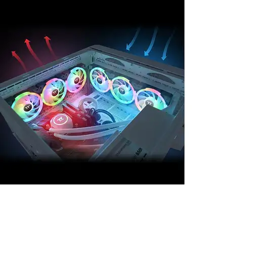 Thermaltake SWAFAN EX14 RGB PC Cooling Fan TT Premium Edition Carcasa del ordenado