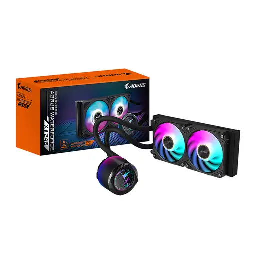 GIGABYTE AORUS WATERFORCE X II 240 Refrigerador de CPU líquido AIO - 2x ventilador