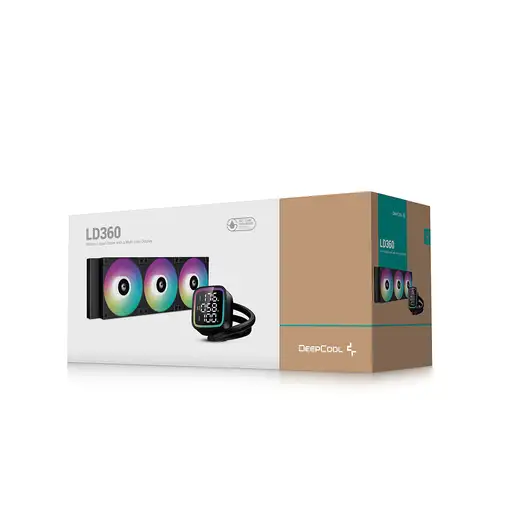DeepCool LD360 Procesador Sistema de refrigeración líquida todo en uno 12 cm Negro