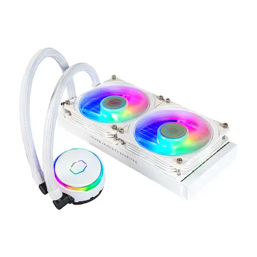 Cooler Master MasterLiquid PL240 Flux White Edition Carcasa del ordenador Kit de r