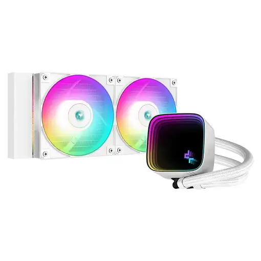 DeepCool LS520 SE WH Procesador Sistema de refrigeración líquida todo en uno 12 cm