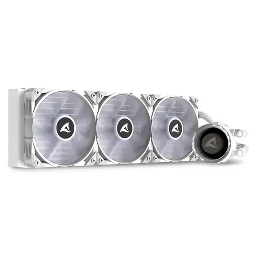 Sharkoon S90 Procesador Sistema de refrigeración líquida todo en uno 12 cm Blanco