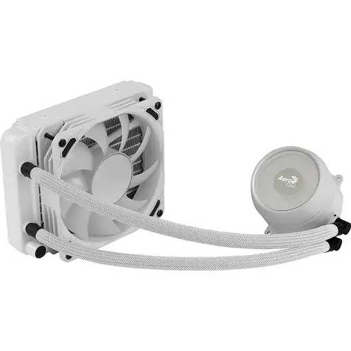 Aerocool MIRAGEL120W Refrigeración Líquida CPU Ventilador 12cm ARGB TDP 200W Blanc