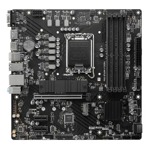 MSI PRO B760M-P DDR4 placa base Intel B760 LGA 1700 micro ATX