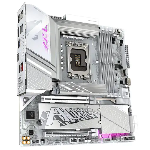 GIGABYTE Placa base Z890M AORUS ELITE WIFI7 ICE - Compatible con CPUs Intel Core U