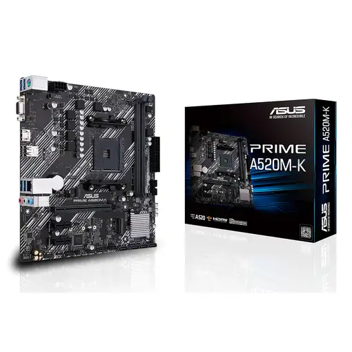ASUS PRIME A520M-K AMD A520 Zócalo AM4 micro ATX