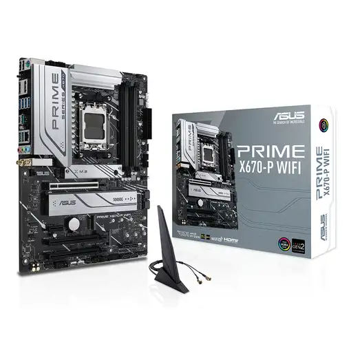 ASUS PRIME X670-P WIFI AMD X670 Zócalo AM5 ATX