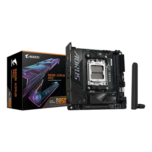 GIGABYTE B850I AORUS PRO Placa Base - Compatible con procesadores AMD Ryzen Serie