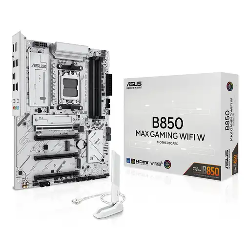 ASUS B850 MAX GAMING WIFI W AMD B850 Zócalo AM5 ATX