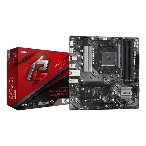 Asrock B550M Phantom Gaming 4 AMD B550 Zócalo AM4 micro ATX