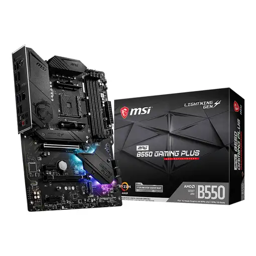 MSI MPG B550 Gaming Plus AMD B550 Zócalo AM4 ATX
