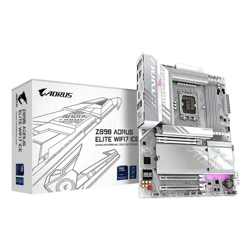 GIGABYTE Placa base Z890 AORUS ELITE WIFI7 ICE - Compatible con CPUs Intel Core Ul