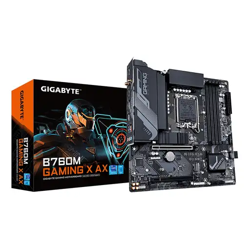 GIGABYTE B760M Gaming X AX Placa base - Compatible con procesadores Intel Core 14ª