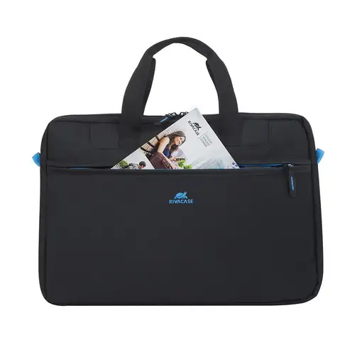 Rivacase 8037 39,6 cm (15.6") Bandolera Negro