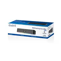Ewent EW3525 altavoz soundbar Negro 2.0 canales 6 W