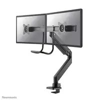 Neomounts NM-D775DXBLACK Brazo de monitor 10-32" - resorte de gas - Topfix - Tope-