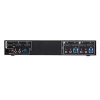 ATEN Matriz de vídeo en formato compacto KVM DisplayPort 4K dual display de 2 puer