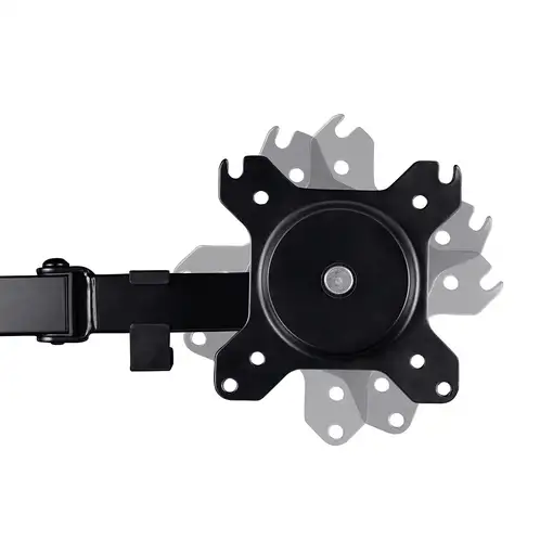 Trust GXT 1120 Mara Dual Monitor Arm 81,3 cm (32") Escritorio Negro