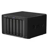Synology DX517 unidad de disco multiple 0 TB Escritorio Negro