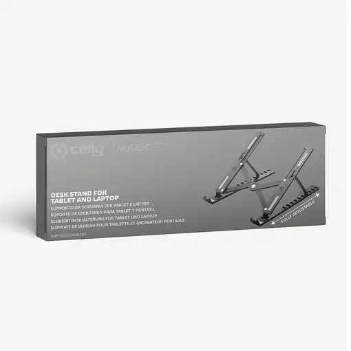 Celly SWMAGICSTAND2 Soporte para ordenador portátil Negro 39,6 cm (15.6")