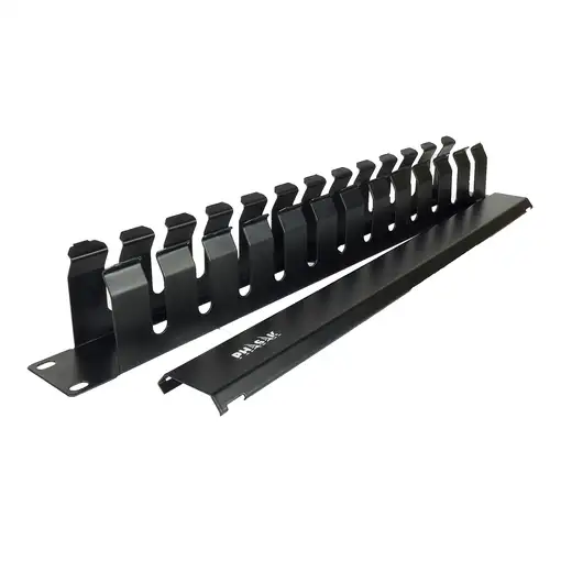 Phasak Guiacables con tapa para Rack de 19" 1U - PA 5095