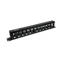 Phasak Guiacables con tapa para Rack de 19" 1U - PA 5095