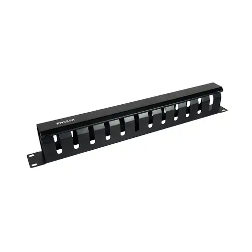 Phasak Guiacables con tapa para Rack de 19" 1U - PA 5095